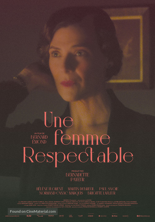 Une femme respectable - Canadian Movie Poster