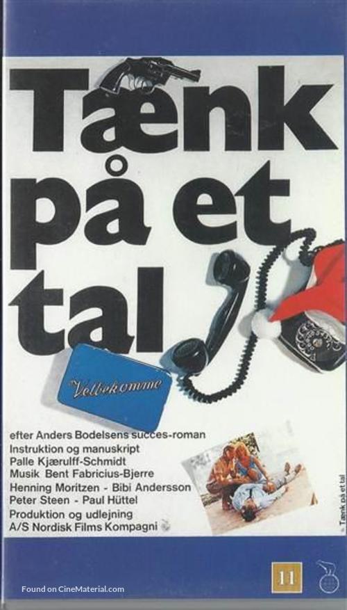 T&aelig;nk p&aring; et tal - Danish VHS movie cover