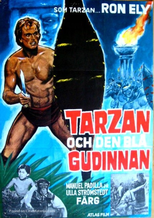 Tarzan&#039;s Jungle Rebellion - Swedish Movie Poster