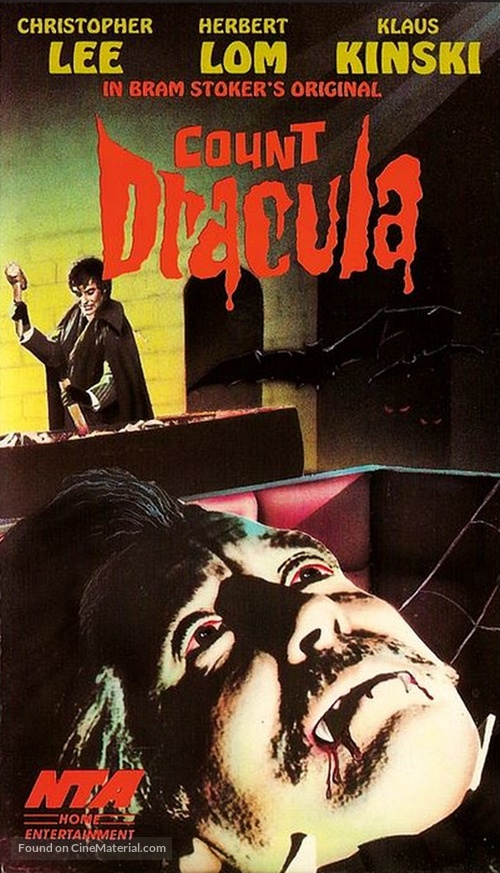 Nachts, wenn Dracula erwacht - VHS movie cover