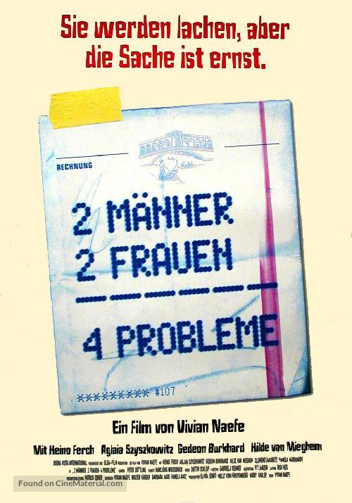 2 M&auml;nner, 2 Frauen - 4 Probleme!? - German poster