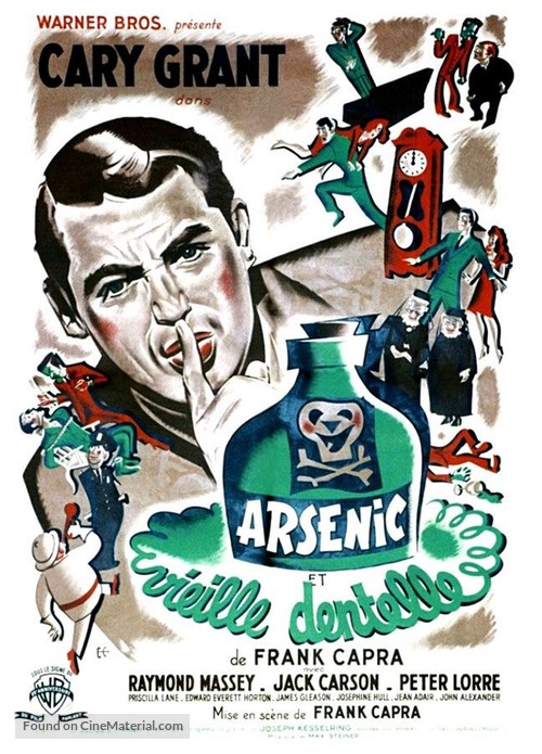 Arsenic and Old Lace - French Movie Poster