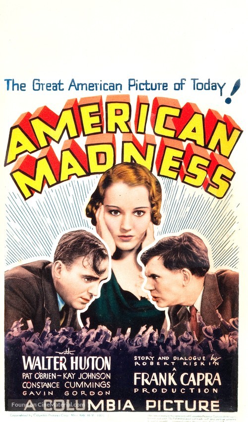 American Madness - Movie Poster