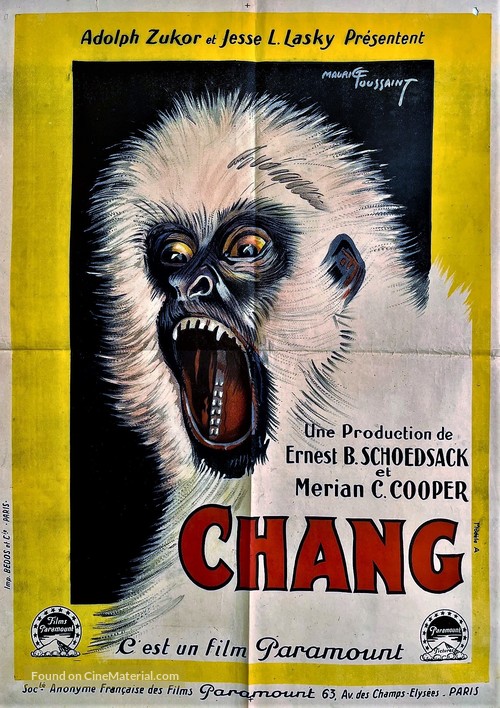 Chang: A Drama of the Wilderness - French Movie Poster
