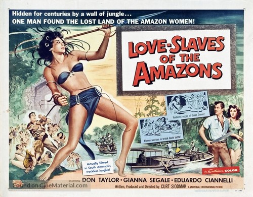 Love Slaves of the Amazons - Movie Poster