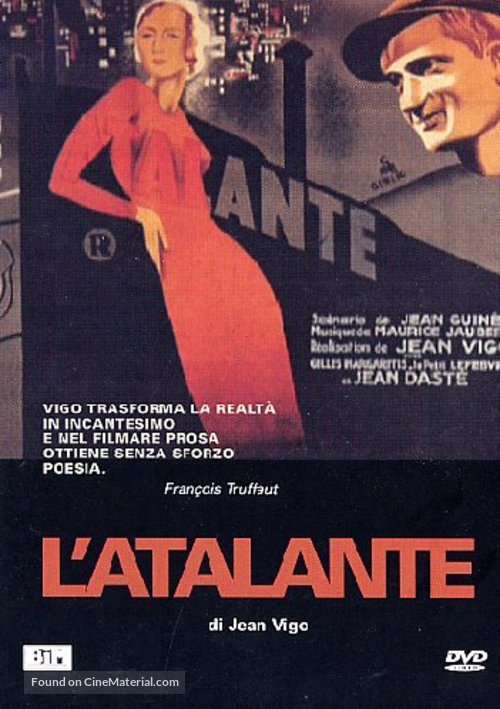 L&#039;Atalante - Italian DVD movie cover