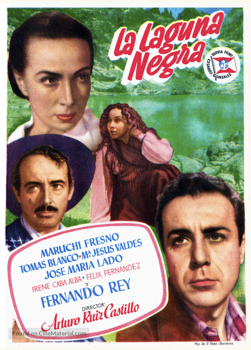 Laguna negra, La - Spanish Movie Poster