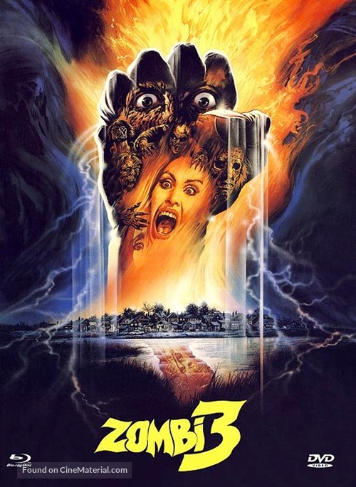 Zombi 3 - German Blu-Ray movie cover