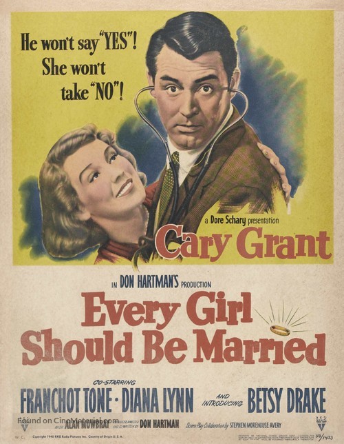 Every Girl Should Be Married - Movie Poster
