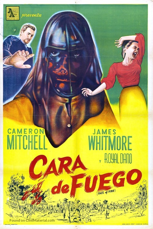 Face of Fire - Argentinian Movie Poster