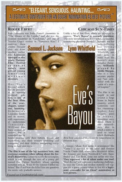 Eve&#039;s Bayou - For your consideration movie poster