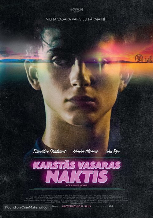 Hot Summer Nights - Latvian Movie Poster