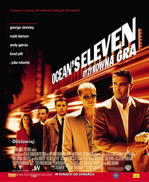 Ocean's Eleven - Polish Movie Poster