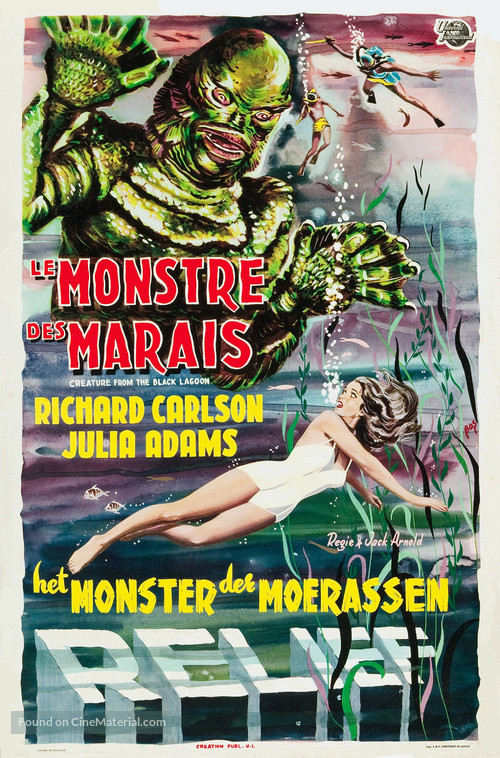 Creature from the Black Lagoon - Belgian Movie Poster