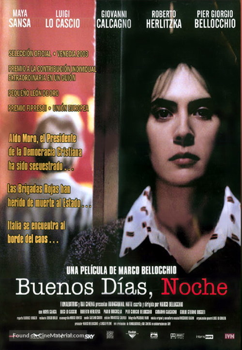 Buongiorno, notte - Mexican Movie Poster