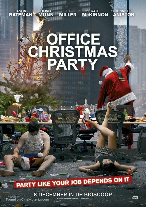 Office Christmas Party - Belgian Movie Poster