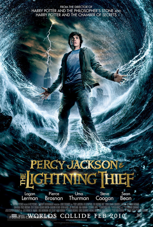 Percy Jackson &amp; the Olympians: The Lightning Thief - British Movie Poster