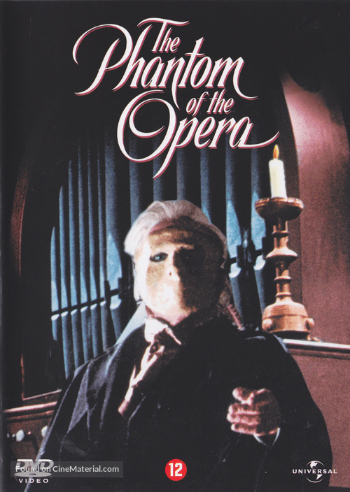 The Phantom of the Opera - Belgian DVD movie cover