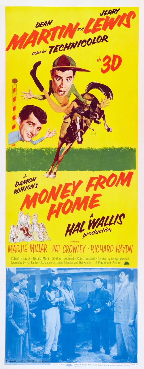 Money from Home - Theatrical movie poster