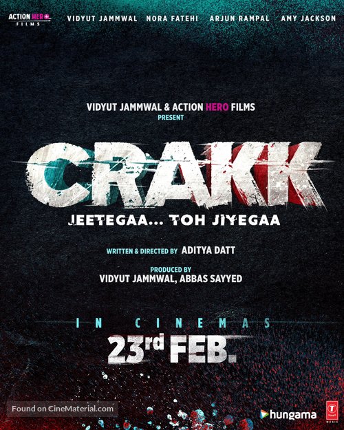 CRAKK-JEETEGAA... TOH JIYEGAA - Indian Movie Poster