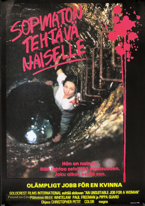 An Unsuitable Job for a Woman - Finnish Movie Cover