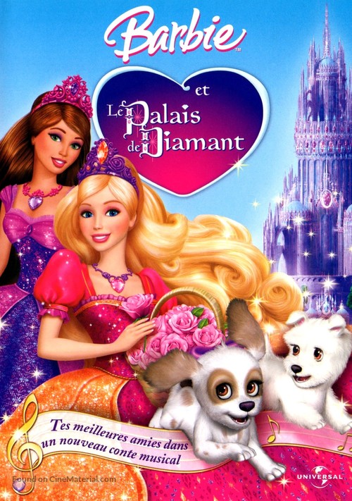Barbie and the Diamond Castle - French DVD movie cover