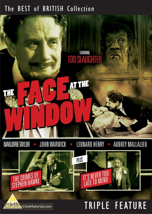The Face at the Window - British DVD movie cover