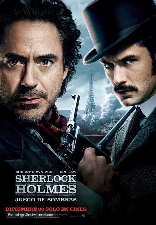 Sherlock Holmes: A Game of Shadows - Mexican Movie Poster