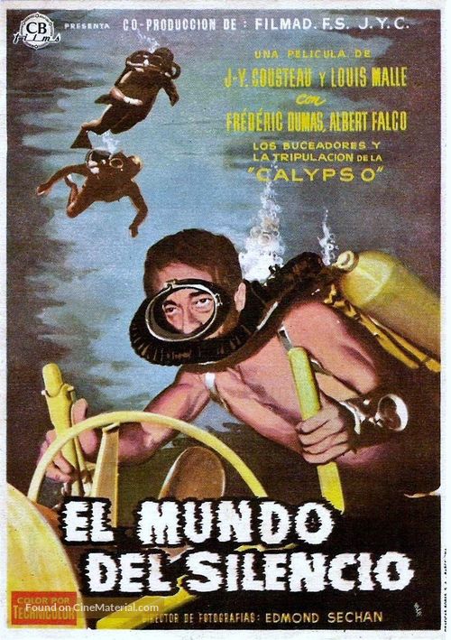 Monde du silence, Le - Spanish Movie Poster