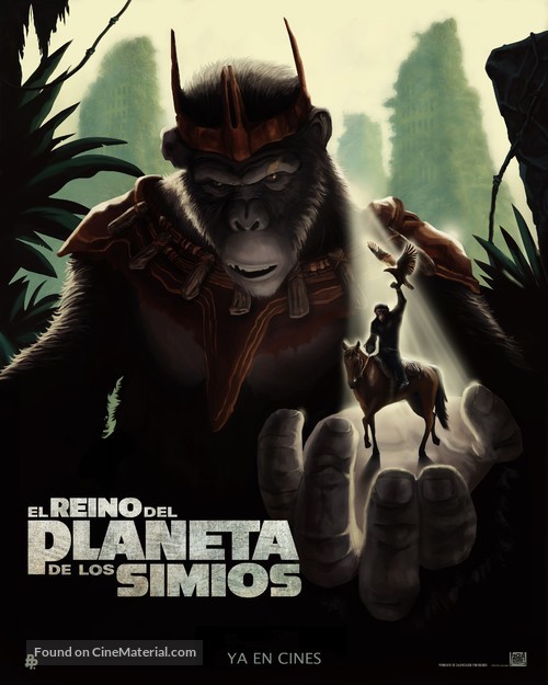 Kingdom of the Planet of the Apes - Spanish Movie Poster