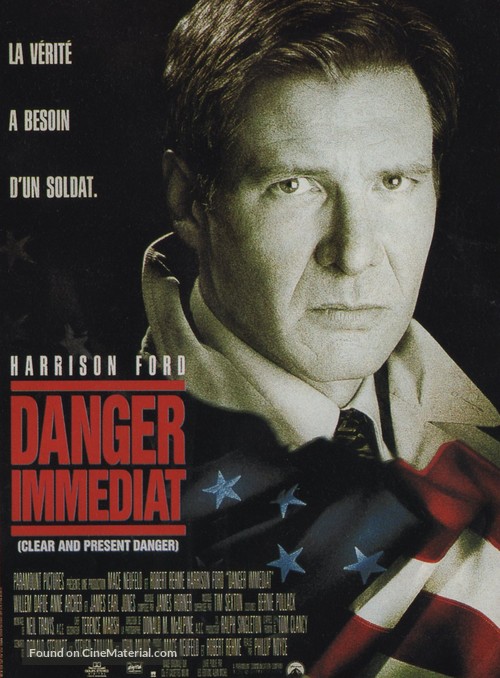 Clear and Present Danger - French Movie Poster