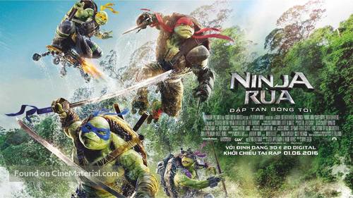 Teenage Mutant Ninja Turtles: Out of the Shadows - Vietnamese poster