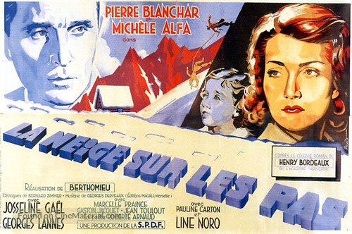 Neige sur les pas, La - French Movie Poster