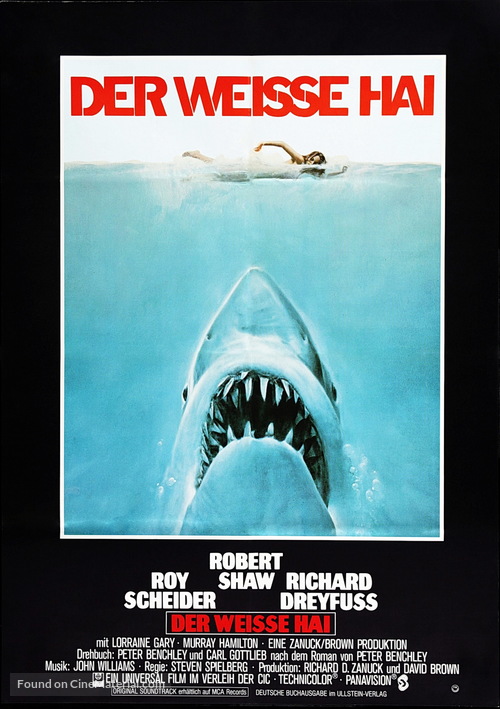 Jaws - German Movie Poster