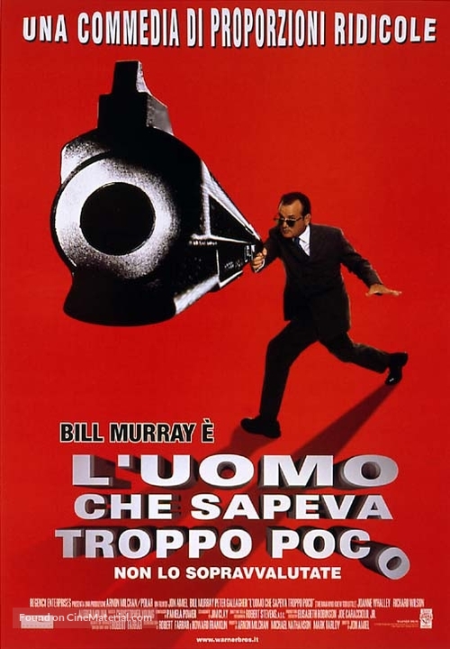 The Man Who Knew Too Little - Italian Movie Poster