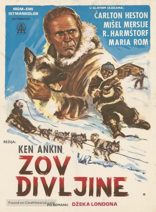 Call of the Wild - Yugoslav Movie Poster
