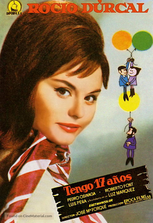 Tengo 17 a&ntilde;os - Spanish Movie Poster