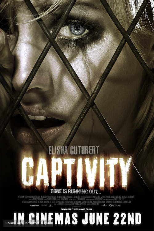 Captivity - British Movie Poster