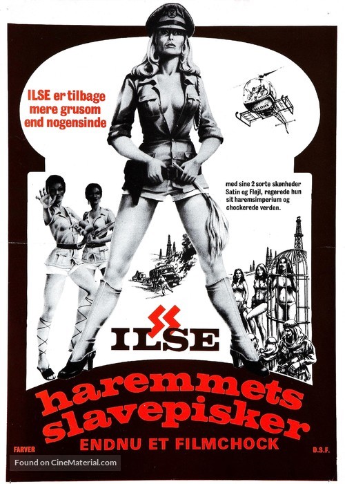 Ilsa, Harem Keeper of the Oil Sheiks - Danish Movie Poster