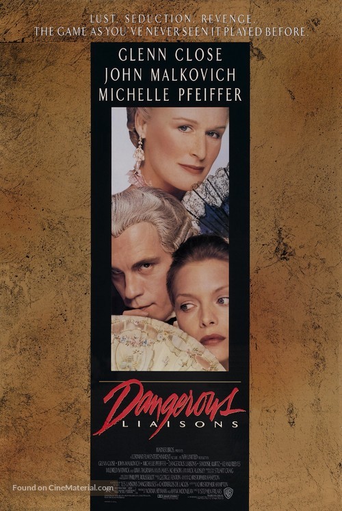 Dangerous Liaisons - Theatrical movie poster