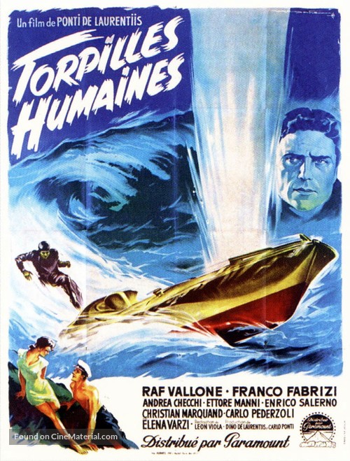 Siluri umani - French Movie Poster