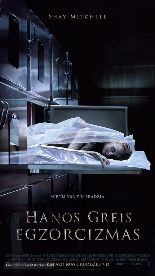 The Possession of Hannah Grace - Lithuanian Movie Poster