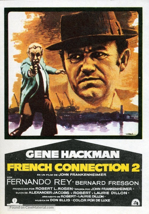 French Connection II - Spanish Movie Poster