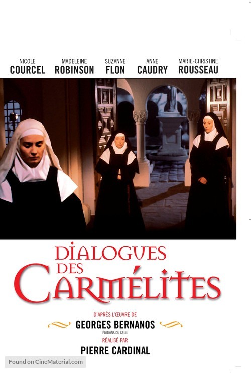 Le dialogue des Carm&eacute;lites - French DVD movie cover