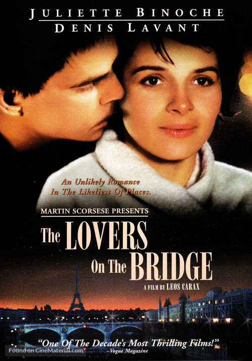 Les amants du Pont-Neuf - DVD movie cover