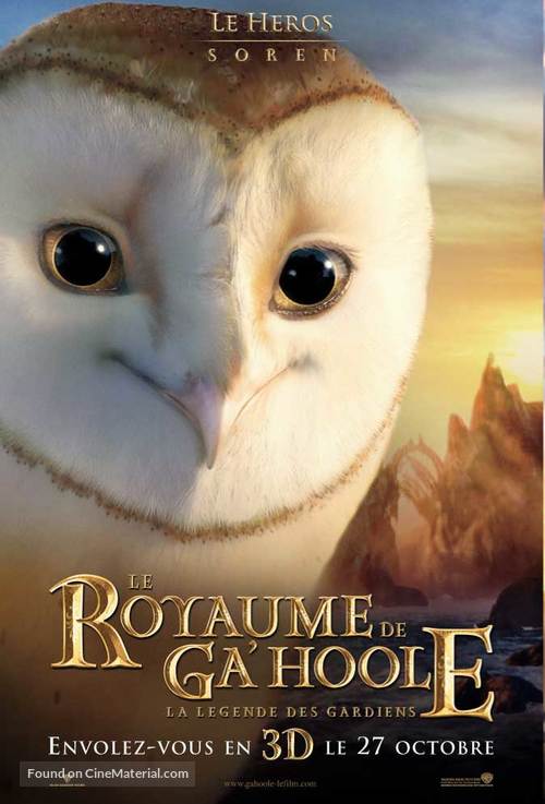 Legend of the Guardians: The Owls of Ga&#039;Hoole - French Movie Poster