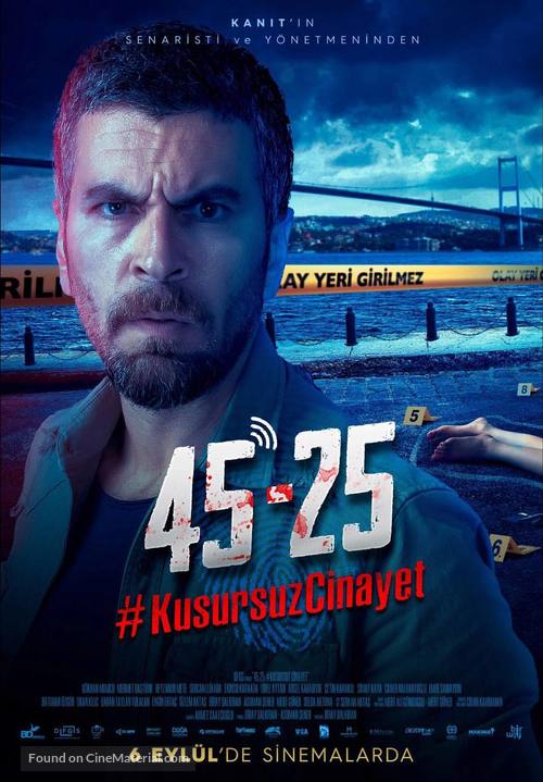 45 25: #KusursuzCinayet - Turkish Movie Poster