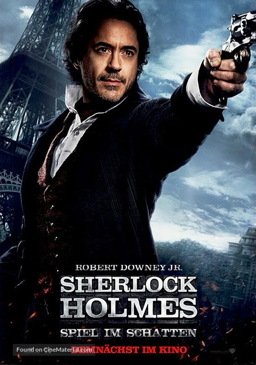 Sherlock Holmes: A Game of Shadows - German Movie Poster