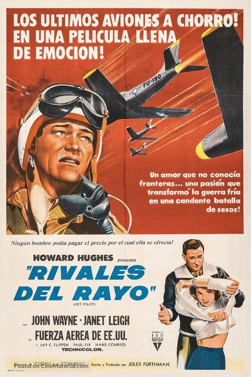 Jet Pilot - Argentinian Movie Poster