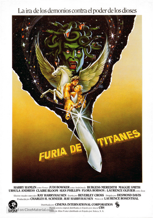 Clash of the Titans - Spanish Movie Poster